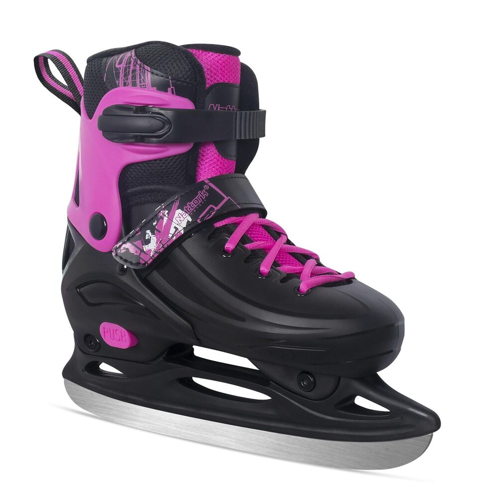 NATTORK KIDS ICE SKATES 4 SIZES ADJUSTABLE FOR GIRLS BOYS,BEGINNER ICE SKATING F